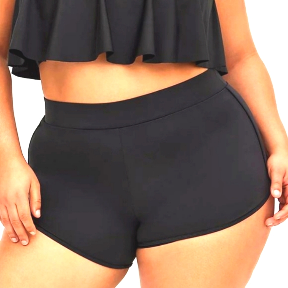 ❤️NWT TORRID HIGH-RISE SWIM SHORTS DOLPHIN HEM SWIM BOTTOM - PLUS SIZE 2X